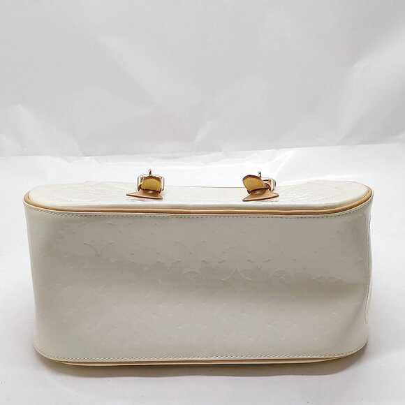 Authentic Louis Vuitton Summit Drive White Vernis Hand Bag mn579-112725 - Picture 8 of 16